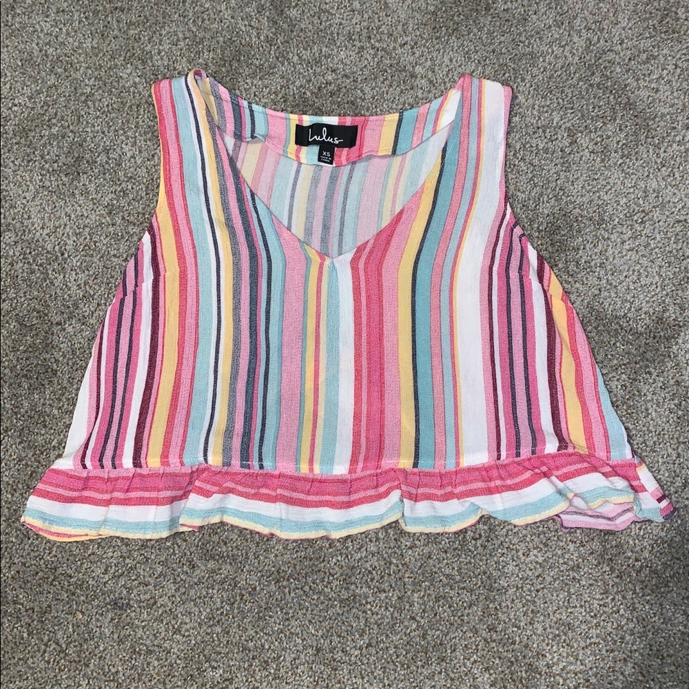 LULUS cropped tank top